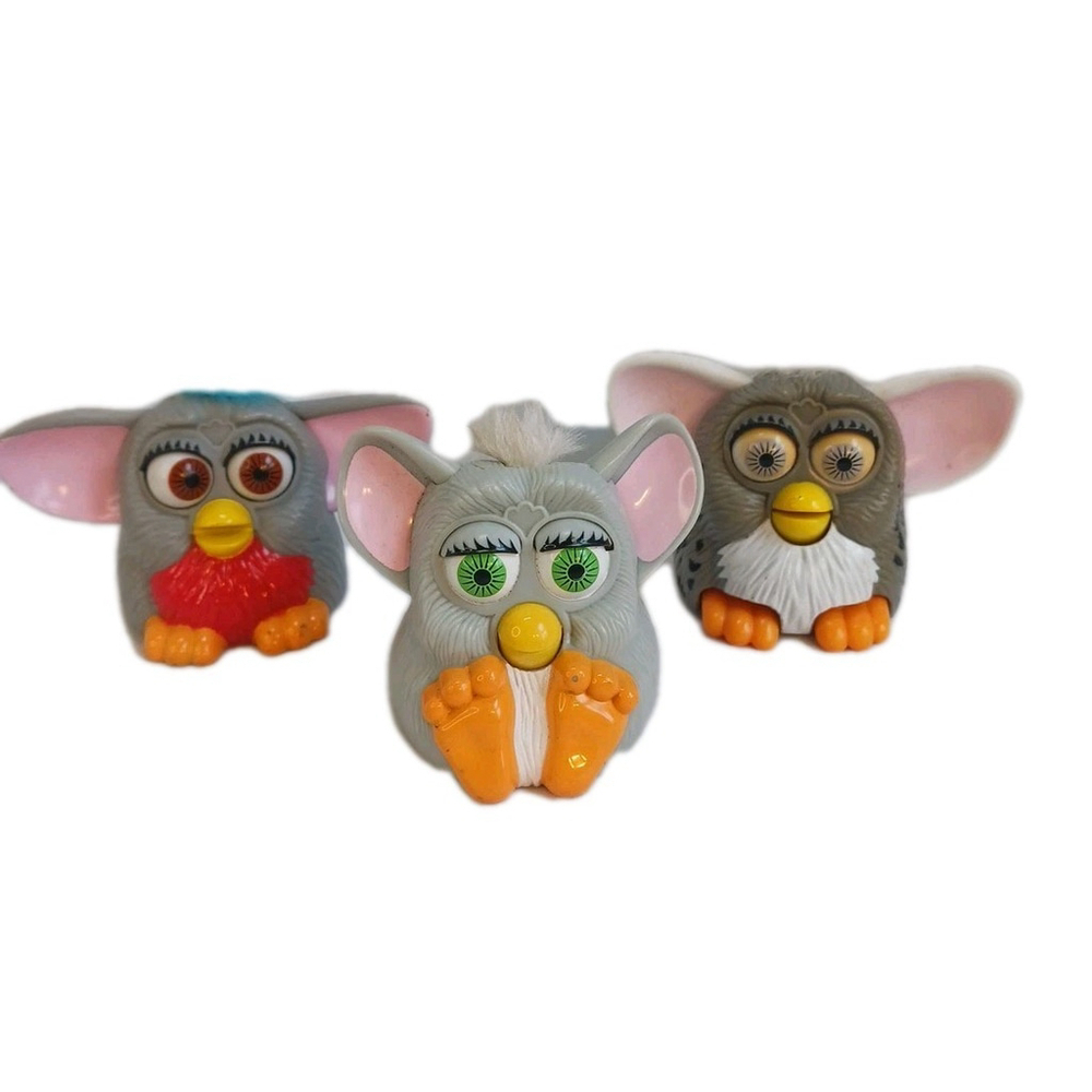 Furby McDonalds Toys 1998 Tiger Electronics Lot of 3